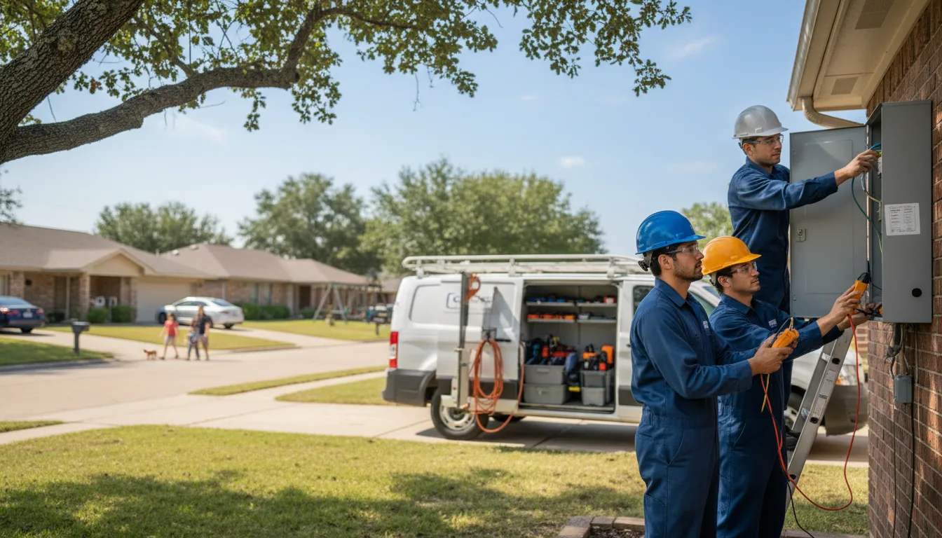 Certified electrician providing emergency electrical services in Bernie, MO